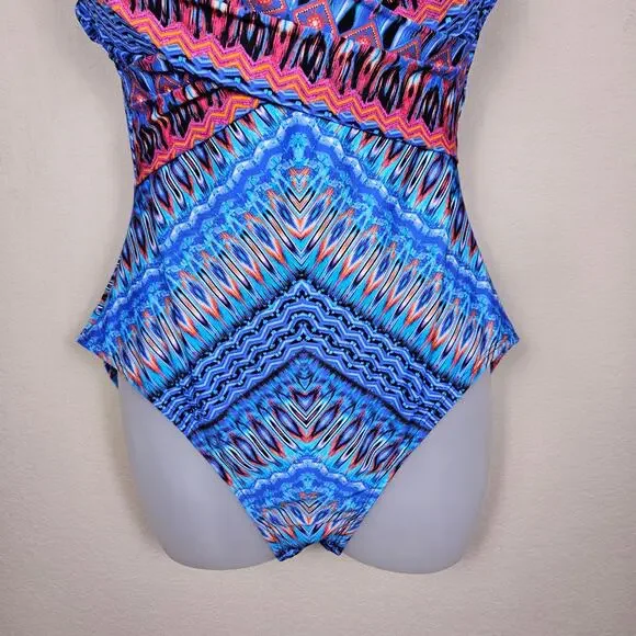 Miraclesuit Escape Casablanca Womens Swimsuit One Piece Slimming Padded Wire 12